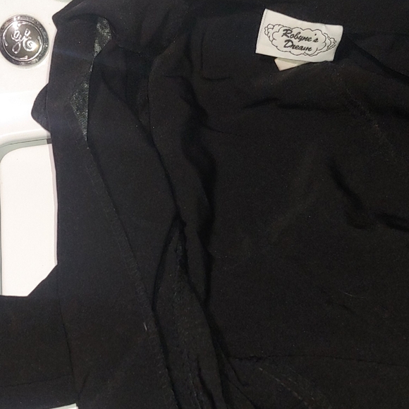 Plain Black Single Button Blazer - Picture 6 of 6